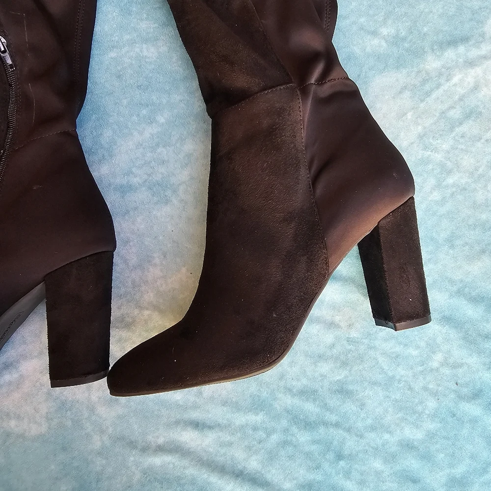 Zigi Soho Over The Knee Boots Black Sz 10M